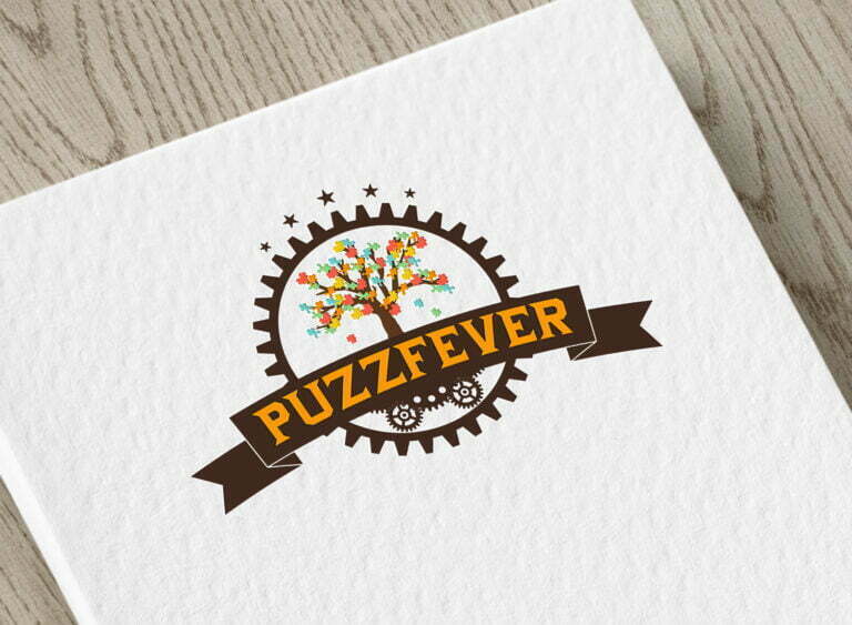 Un logo pour Puzzleever avec un arbre dessus, créé par dev-ittoz de l'Agence Digitale ou de l'Agence Web.