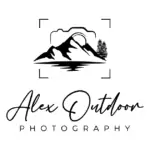 Le logo d'Alex Outdoor Photography.