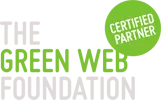 Un logo vert avec la mention partenaire certifié.